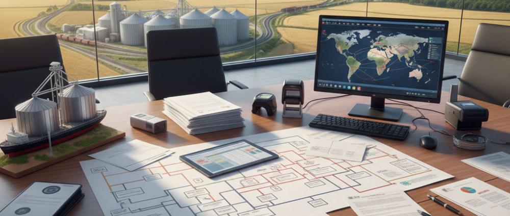 Як програмне забезпечення для торгівлі зерном замінює сотні листів: документообіг по-новому