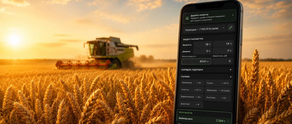 GrainCheck - калькулятор, який показує реальний прибуток із зерна