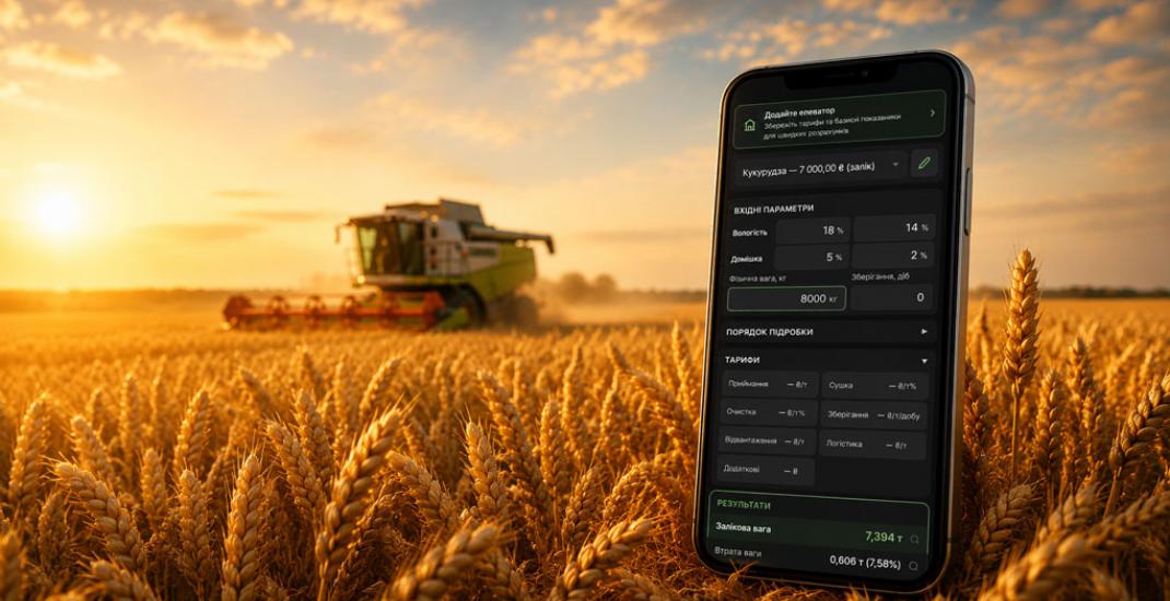 GrainCheck - калькулятор, який показує реальний прибуток із зерна